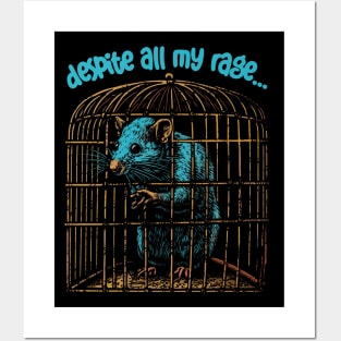 Despite All My Rage, I'm Still Just A Rat In A Cage Posters and Art